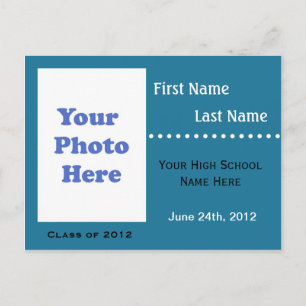 High school graduation announcement / invitation