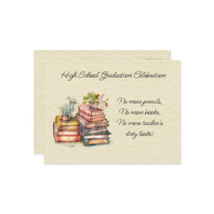 High School Graduation Celebration Invitation Postcard