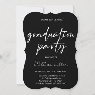 High School Graduation Class of 2025,Minimal grad Invitation