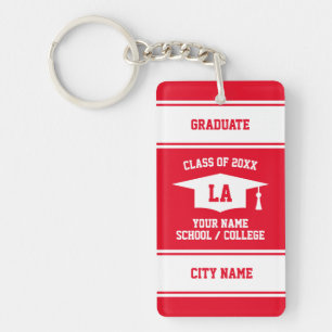 High School graduation Class of 2025 senior grad Key Ring