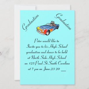 High School Graduation Dance Photo Card