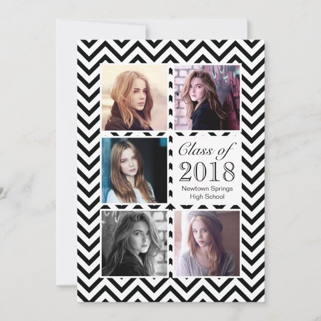 High School Graduation Party Dinner Photo Template (Front)