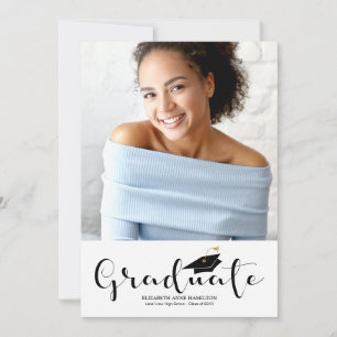 High School Graduation Photo Announcement