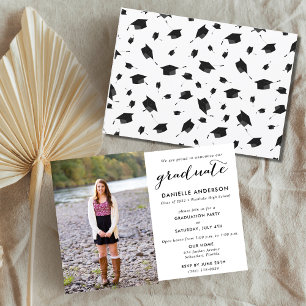 High School Graduation Photo Party Invitation