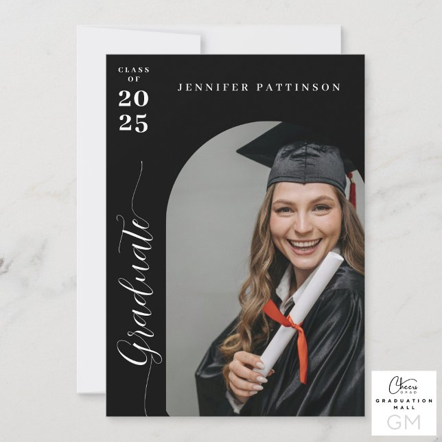 High School Modern Graduation Announcement (High School Modern Graduation Announcement)