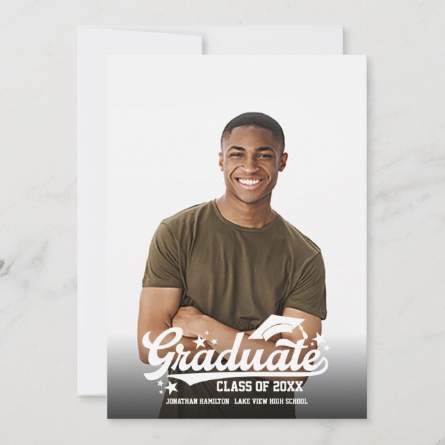 High School Photo Graduation Announcement  (Front)