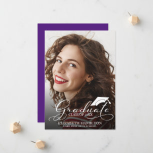 High School Photo Graduation Announcement Card