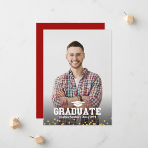 High School Photo Graduation Announcement Card