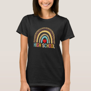 High School Rainbow Girls Boy Teacher Team High Sc T-Shirt