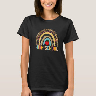 High School Rainbow Girls Boy Teacher Team High Sc T-Shirt