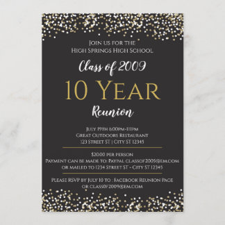 High School Reunion Invitation