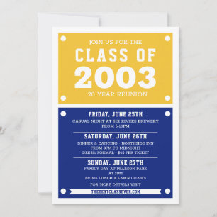 High School Reunion Invitations Reunion
