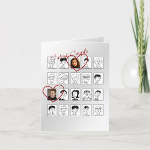 High School Sweethearts Valentine Greeting Card