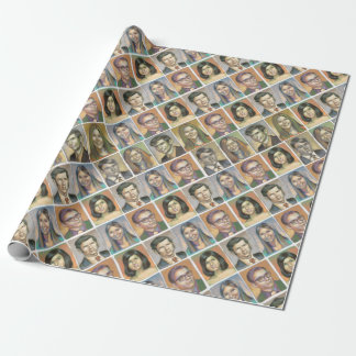 High School Yearbook Photo Wrapping Paper