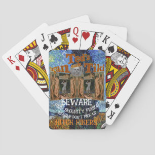 HIGH SECURITY PRISON NEARBY DON'T PICK UP HITCH  PLAYING CARDS