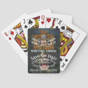 HIGH SECURITY PRISON NEARBY DON'T PICK UP HITCH  PLAYING CARDS
