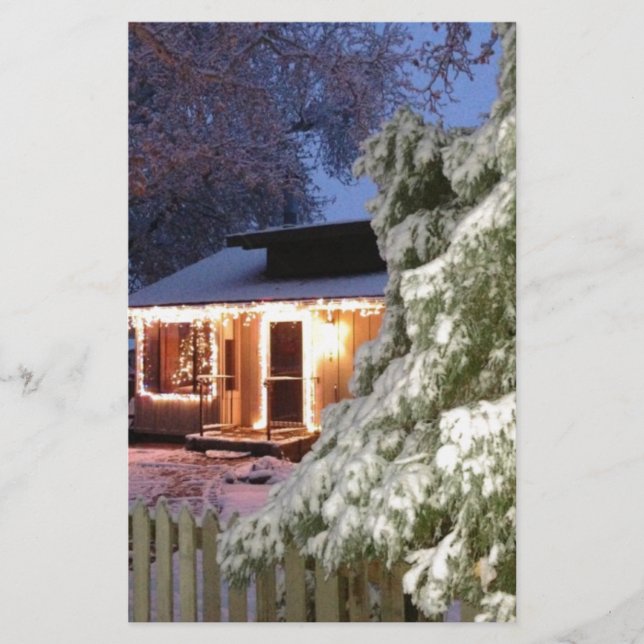 High Sierra Holiday Stationery (Front)