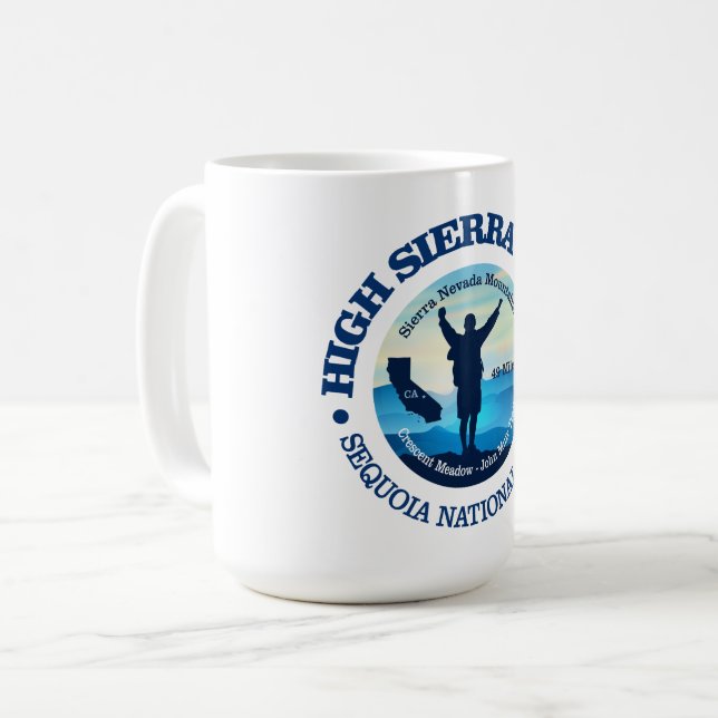 High Sierra Trail Coffee Mug (Front Left)