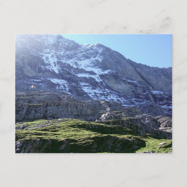 High slopes in the Jungfrau region Postcard (Front)