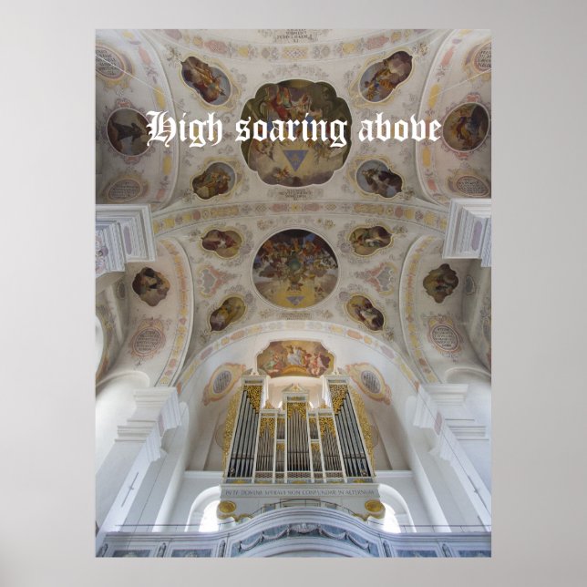 High soaring above organ poster (Front)