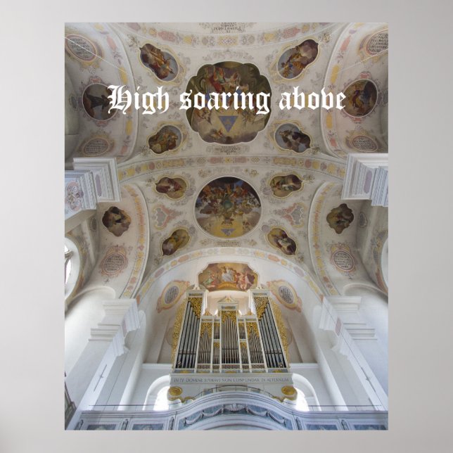 High soaring above organ poster (Front)
