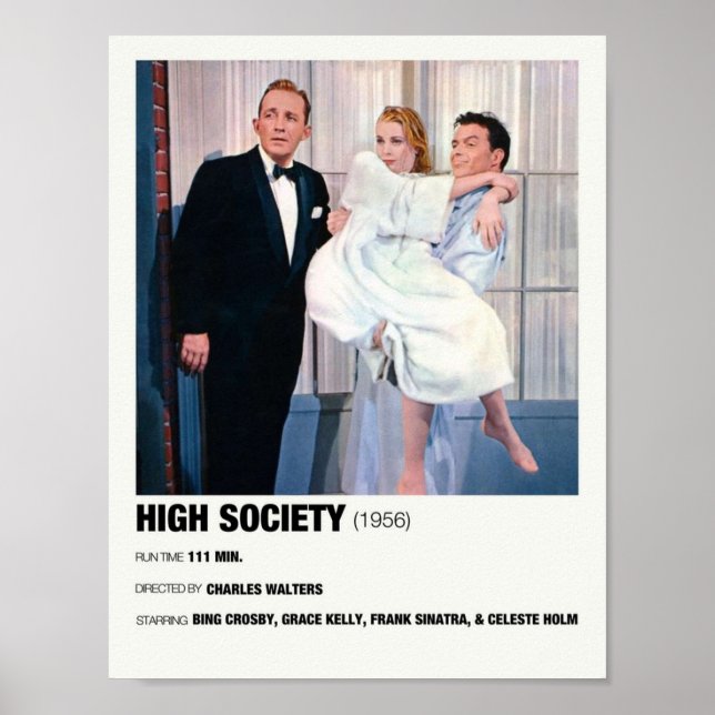 High Society 1956 Alternative Film Poster (Front)