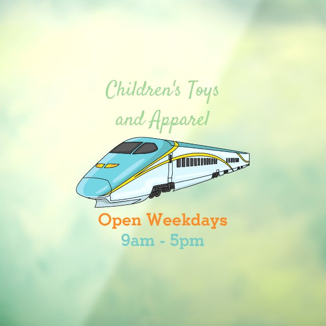 High speed bullet train cartoon illustration (Sheet 3)