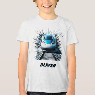 High Speed Bullet Train Tri-Blend Shirt