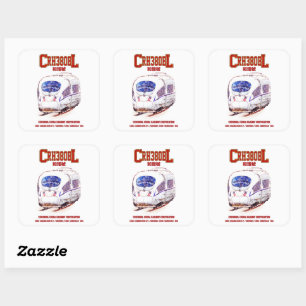 High-Speed CRH380BL China Railway Electric Train Square Sticker