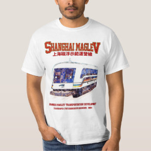 High-Speed Shanghai Maglev SMT Transrapid Train T-Shirt
