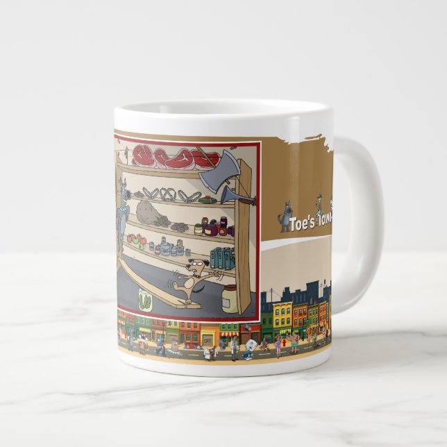 High Steaks | Friends Large Coffee Mug (Front Right)