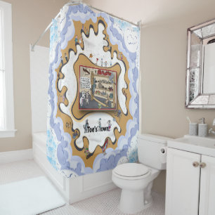 High Steaks Friends Shower Curtain
