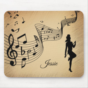 High Step Dancing to the Music Custom Mouse Pad