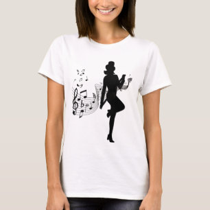 High Step Dancing to the Music T-Shirt
