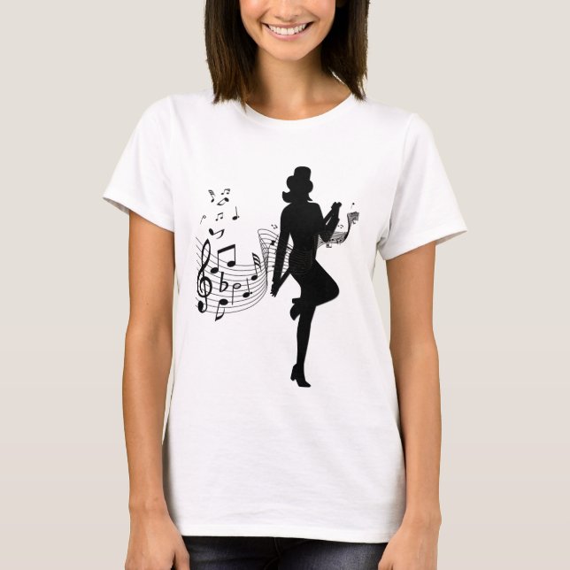 High Step Dancing to the Music T-Shirt (Front)