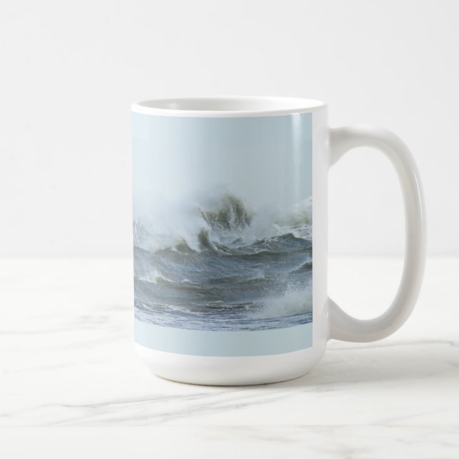 High Surf - Outer Banks North Carolina Coffee Mug (Right)