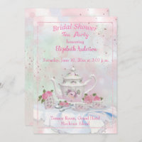 High Tea Bridal Shower Invitation