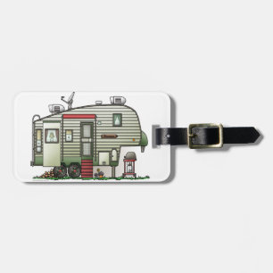 High Tech 5th Wheel Luggage Tag