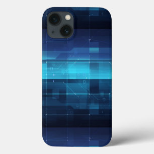 High tech digital background iPhone 13 case