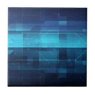 High tech digital background tile