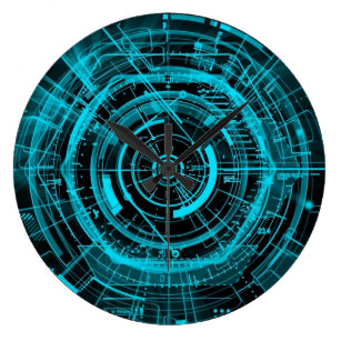 High Tech Wall Clocks Zazzle Co Nz