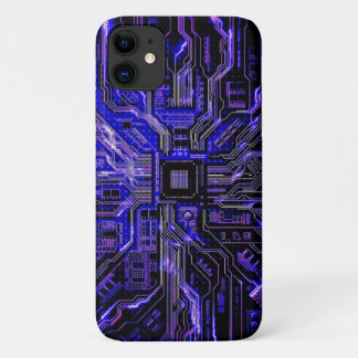 High tech technology wallpaper circuit board engin Case-Mate iPhone case