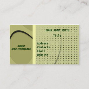 High Technology Business Card