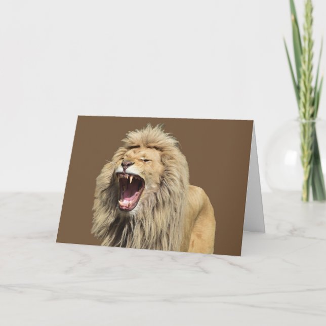High Tension Lion Card (Front)