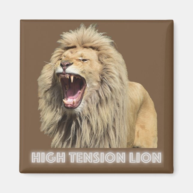 High Tension Lion Magnet (Front)