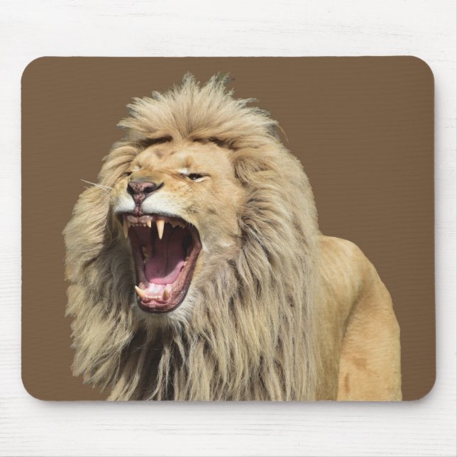 High Tension Lion Mouse Pad (Front)
