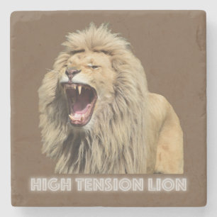 High Tension Lion Stone Coaster
