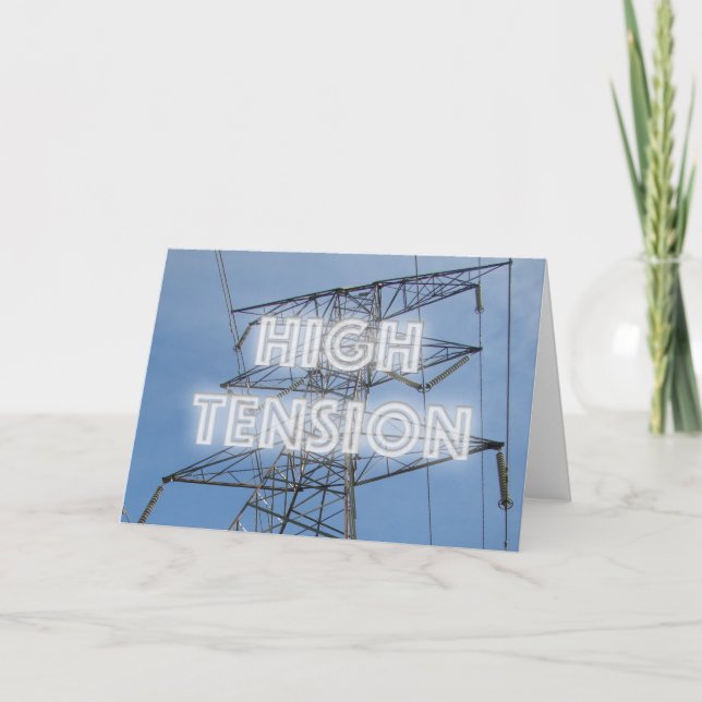 High Tension Tower Card (Front)