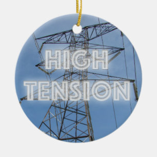 High Tension Tower Ceramic Tree Decoration