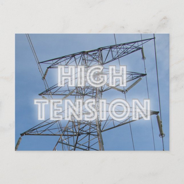 High Tension Tower Postcard (Front)